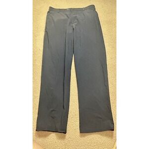 IZOD GOLF Mens Pants Navy Blue 36x34 Flat Front Polyester Spandex Blend